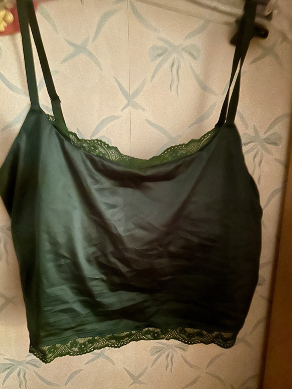 Aerie Longline Bralette - Dark Green - Large